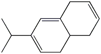 1,4,4a,5-Tetrahydro-7-isopropylnaphthalene Struktur