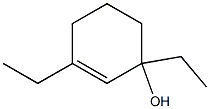 1,3-Diethyl-2-cyclohexen-1-ol Struktur