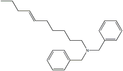 (6-Decenyl)dibenzylamine Struktur