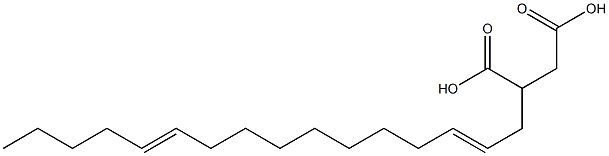 (2,11-Hexadecadienyl)succinic acid Struktur