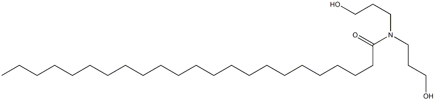 N,N-Bis(3-hydroxypropyl)tricosanamide Struktur