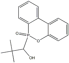 6-(1-Hydroxy-2,2-dimethylpropyl)-6H-dibenz[c,e][1,2]oxaphosphorin 6-oxide Struktur