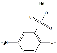 3-Amino-6-hydroxybenzenesulfonic acid sodium salt Struktur