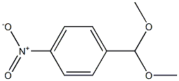 p-Nitrobenzaldehyde dimethyl acetal Struktur