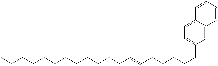 2-(6-Nonadecenyl)naphthalene Struktur