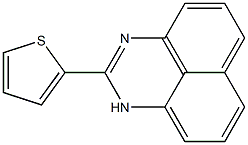 2-(2-Thienyl)-1H-perimidine Struktur