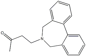 6-(3-Oxobutyl)-6,7-dihydro-5H-dibenz[c,e]azepine Struktur