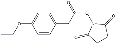 4-Ethoxybenzeneacetic acid succinimidyl ester Struktur