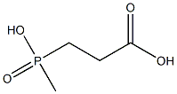 3-(Methylphosphonyl)propanoic acid Struktur