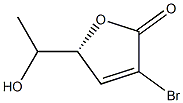 3-Bromo-5-[(R)-1-hydroxyethyl]furan-2(5H)-one Struktur