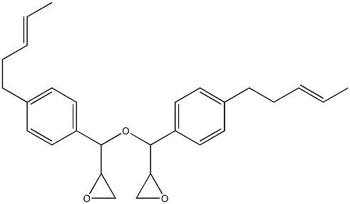 4-(3-Pentenyl)phenylglycidyl ether Struktur