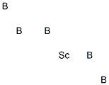 Scandium pentaboron Struktur