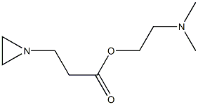 1-Aziridinepropionic acid 2-(dimethylamino)ethyl ester Struktur