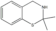 2,2-Dimethyl-3,4-dihydro-2H-1,3-benzothiazine Struktur