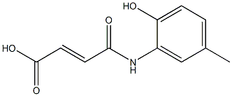 3-(2-Hydroxy-5-methylphenylaminocarbonyl)acrylic acid Struktur