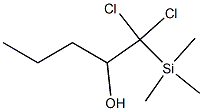 1,1-Dichloro-1-trimethylsilyl-2-pentanol Struktur