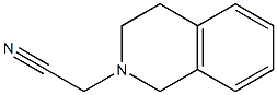 1,2,3,4-Tetrahydro-2-isoquinolineacetonitrile Struktur