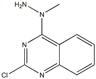 4-(1-Methylhydrazino)-2-chloroquinazoline Struktur