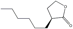 (S)-3-Hexyldihydrofuran-2(3H)-one Struktur