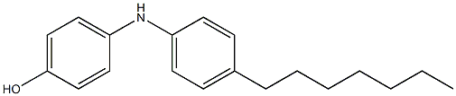 4'-Heptyl[iminobisbenzen]-4-ol Struktur