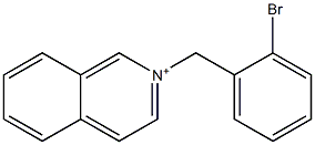 2-(2-Bromobenzyl)isoquinolin-2-ium Struktur