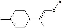 p-Mentha-1(7),8-dien-9-yl hydroperoxide Struktur