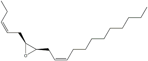 (3Z,6S,7R,9Z)-6,7-Epoxy-3,9-nonadecadiene Struktur