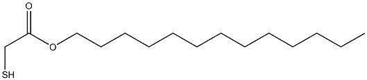 Thioglycollic acid tridecyl ester Struktur