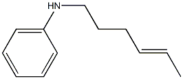 N-(4-Hexenyl)aniline Struktur