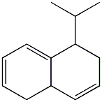 1,2,4a,5-Tetrahydro-1-isopropylnaphthalene Struktur