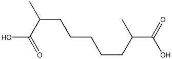 2,8-Dimethylazelaic acid Struktur