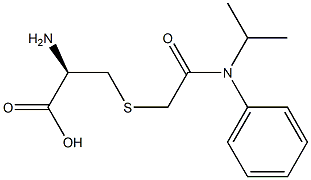 S-[2-(Isopropylphenylamino)-2-oxoethyl]-L-cysteine Struktur