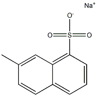 7-Methyl-1-naphthalenesulfonic acid sodium salt Struktur