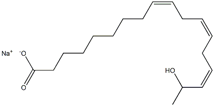 17-Hydroxylinoleic acid sodium salt Struktur