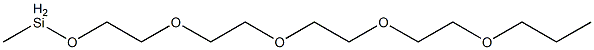 Methyl[2-[2-[2-(2-propoxyethoxy)ethoxy]ethoxy]ethoxy]silane Struktur