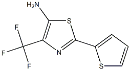 2-(2-Thienyl)-4-(trifluoromethyl)-5-aminothiazole Struktur