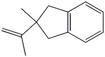 2-Methyl-2-(1-methylethenyl)indane Struktur