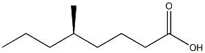 [R,(-)]-5-Methyloctanoic acid Struktur