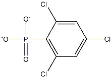 2,4,6-Trichlorophenylphosphonate Struktur