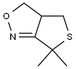 3a,4-Dihydro-6,6-dimethyl-3H,6H-1-aza-2-oxa-5-thiapentalene Struktur