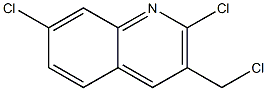 2,7-Dichloro-3-(chloromethyl)quinoline Struktur