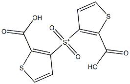 2-Carboxythiophen-3-yl sulfonylium Struktur