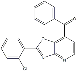 2-(2-Chlorophenyl)-7-benzoyloxazolo[4,5-b]pyridine Struktur