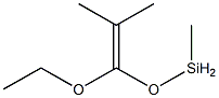 1-Ethoxy-1-(methylsilyloxy)-2-methyl-1-propene Struktur