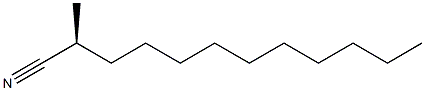 [S,(+)]-2-Methyldodecanenitrile Struktur