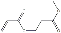 Acrylic acid 2-(methoxycarbonyl)ethyl ester Struktur