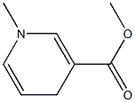 1-Methyl-1,4-dihydropyridine-3-carboxylic acid methyl ester Struktur