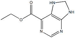 8,9-Dihydro-7H-purine-6-carboxylic acid ethyl ester Struktur