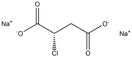 [S,(-)]-2-Chlorosuccinic acid disodium salt Struktur