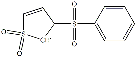 2,3-Dihydro-3-(phenylsulfonyl)thiophen-2-ide1,1-dioxide Struktur